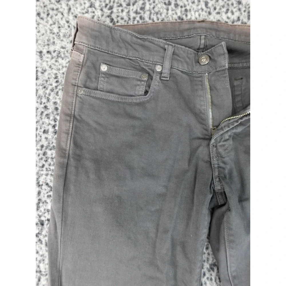 Bonobos Jeans Pants Mens‎ 31x32 Gray Slim Fit Stretch Casual 5-Pocket Faded